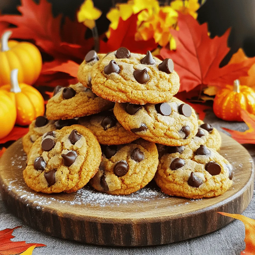 Pumpkin Chocolate Chip Cookies Irresistible Fall Treat