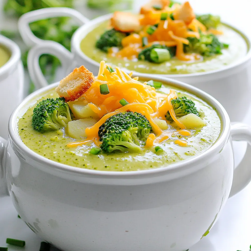Broccoli Cheddar Soup One Pot Simple and Tasty Meal