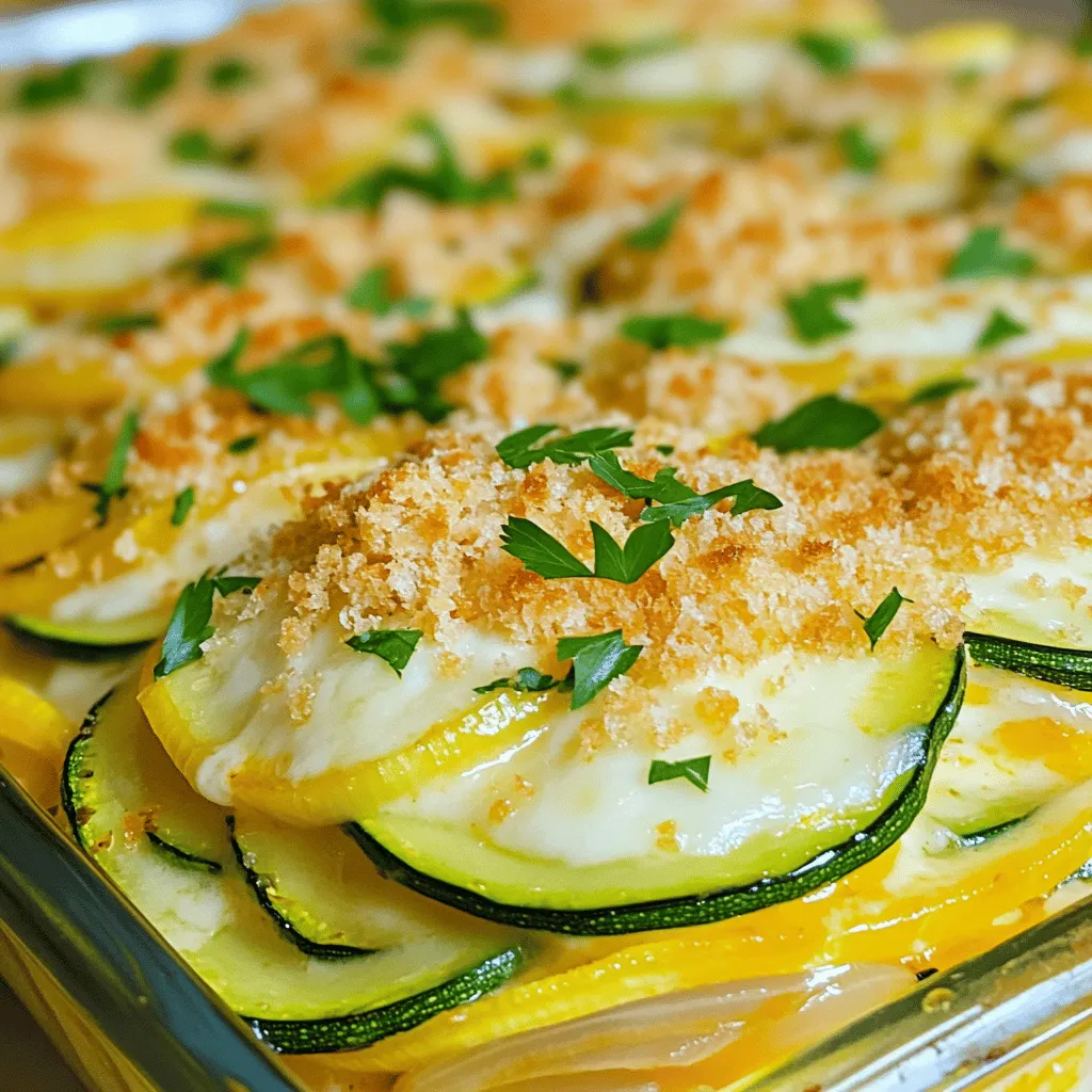 Cheesy Zucchini Casserole Simple and Comforting Dish