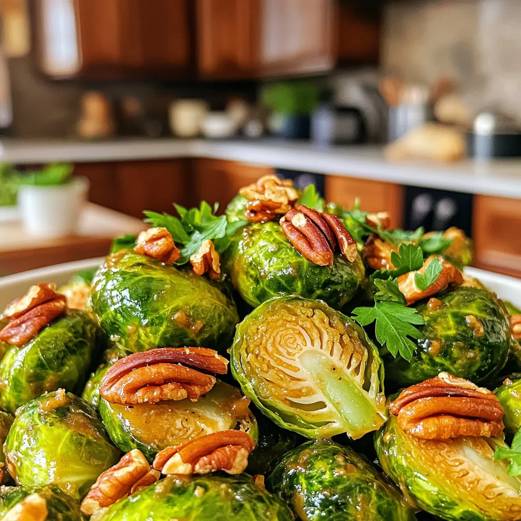 Savory Air Fryer Maple Dijon Brussels Sprouts Delight