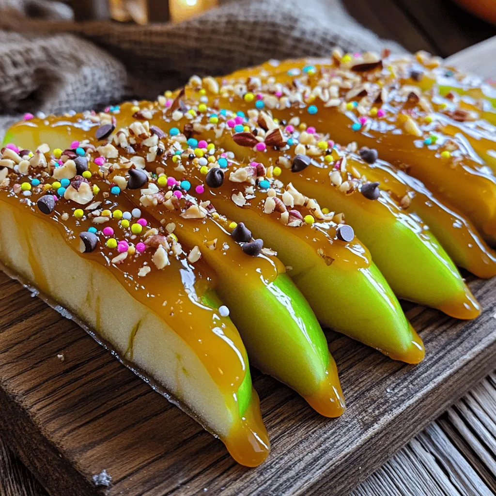 Caramel Apple Slices Delightful Treat for Everyone