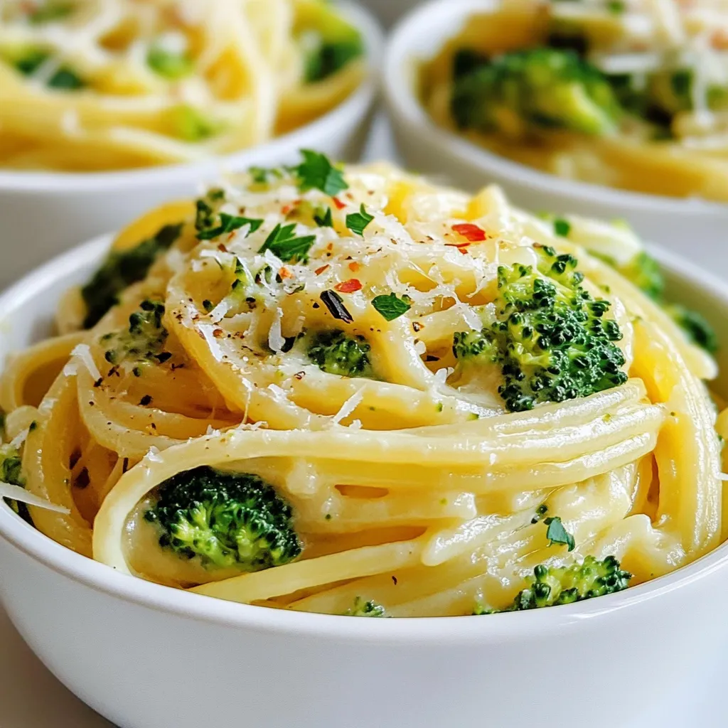 One-Pot Creamy Broccoli Pasta Easy and Tasty Meal