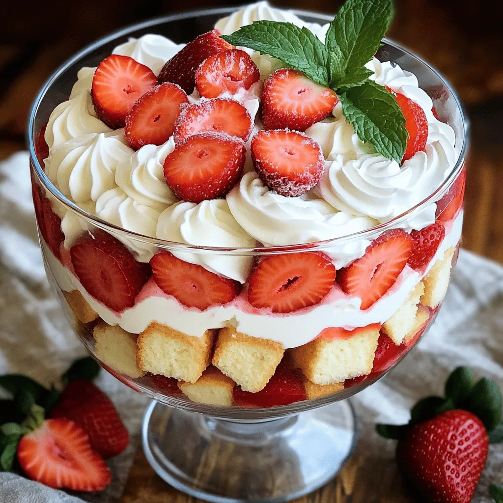 Strawberry Shortcake Trifle Delightful and Easy Recipe