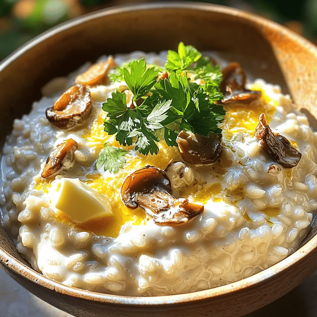 Creamy Mushroom Risotto Simple and Satisfying Dish