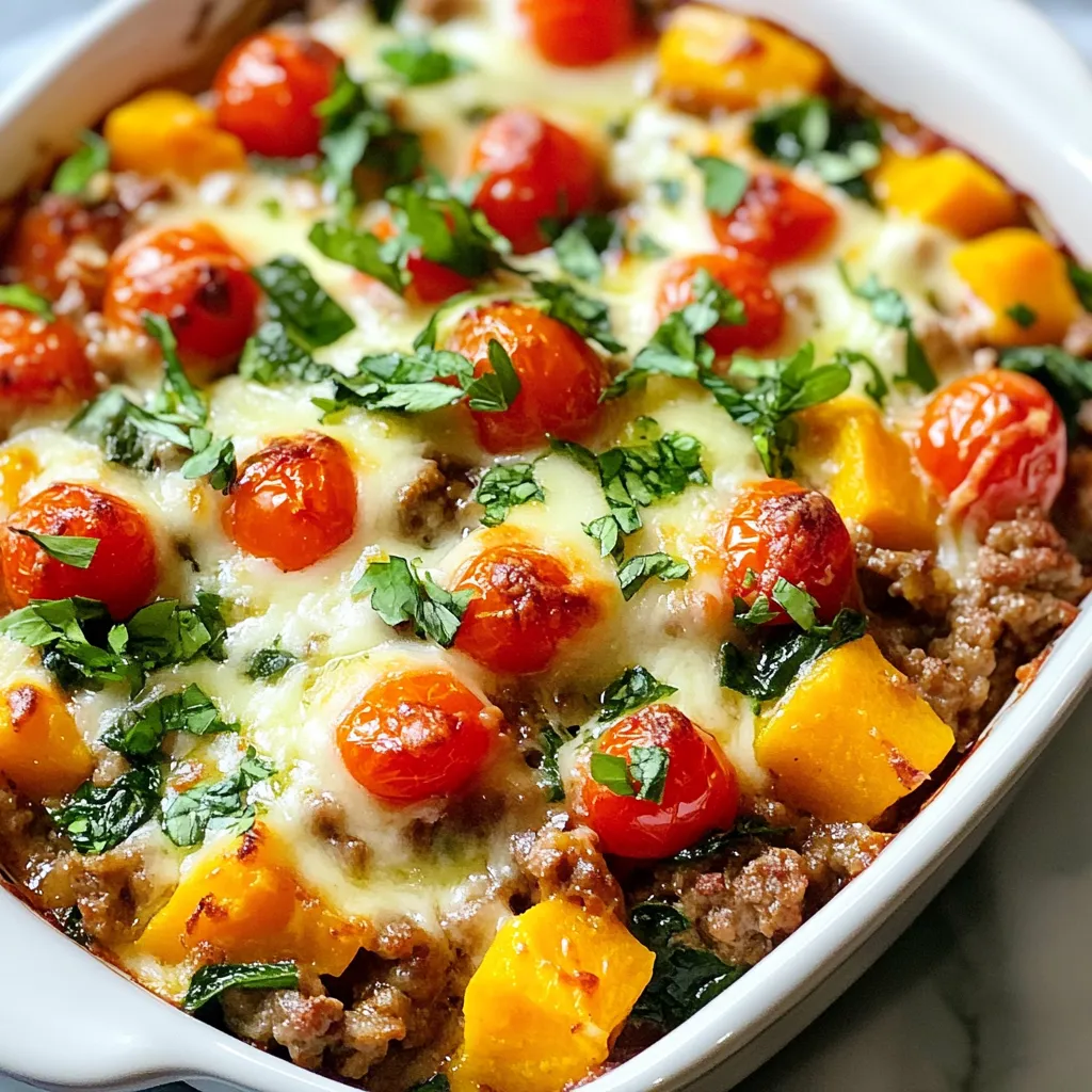 Ground Turkey Sweet Potato Casserole Flavor Boost