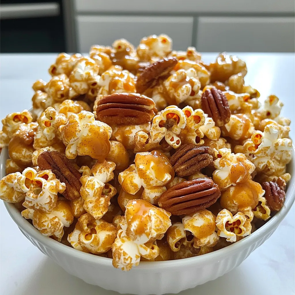 Brown Sugar Cinnamon Pecan Popcorn Irresistible Snack
