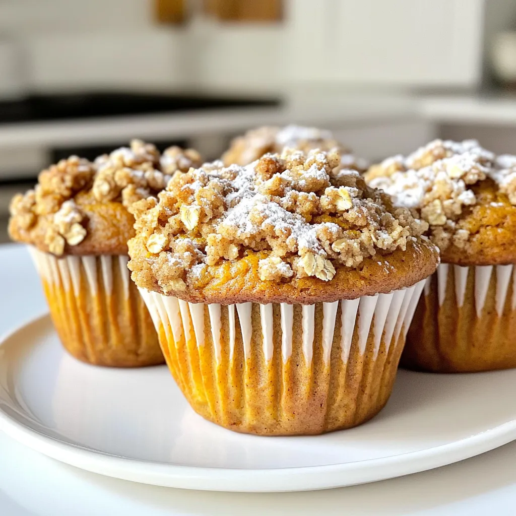 Pumpkin Streusel Muffins Bakery-Style Delightful Treat