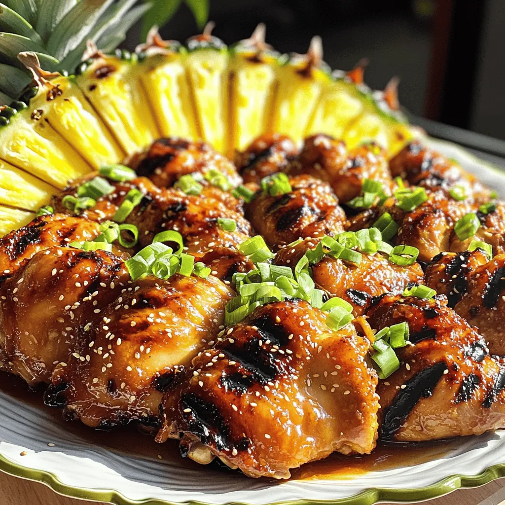 Hawaiian Huli Huli Grilled Chicken Savory Delight