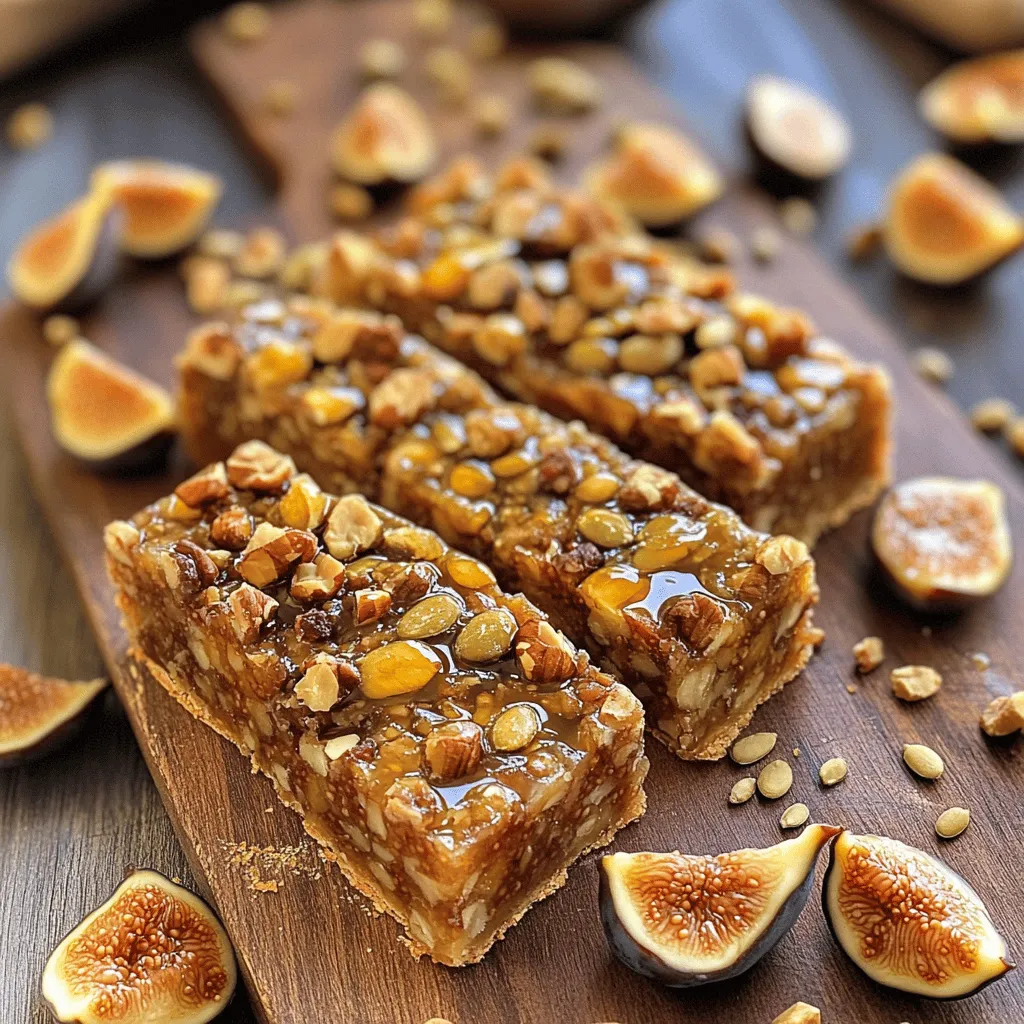 Fig and Walnut Bars Healthy and Flavorful Snack