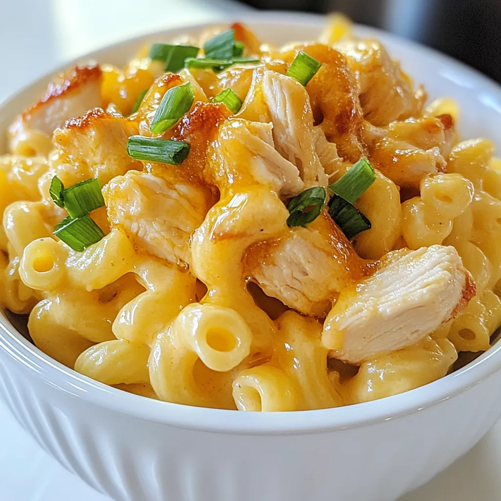 Honey Garlic Chicken Mac &#038; Cheese Creamy Delight