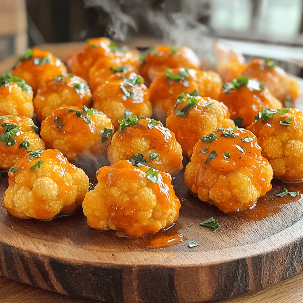 Savory Buffalo Cauliflower Bites Easy and Flavorful Recipe