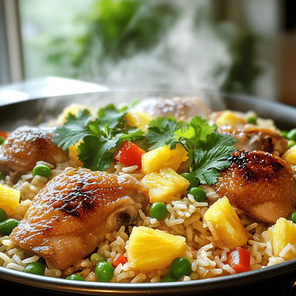 Savory One-Pan Pineapple Chicken and Rice Delight