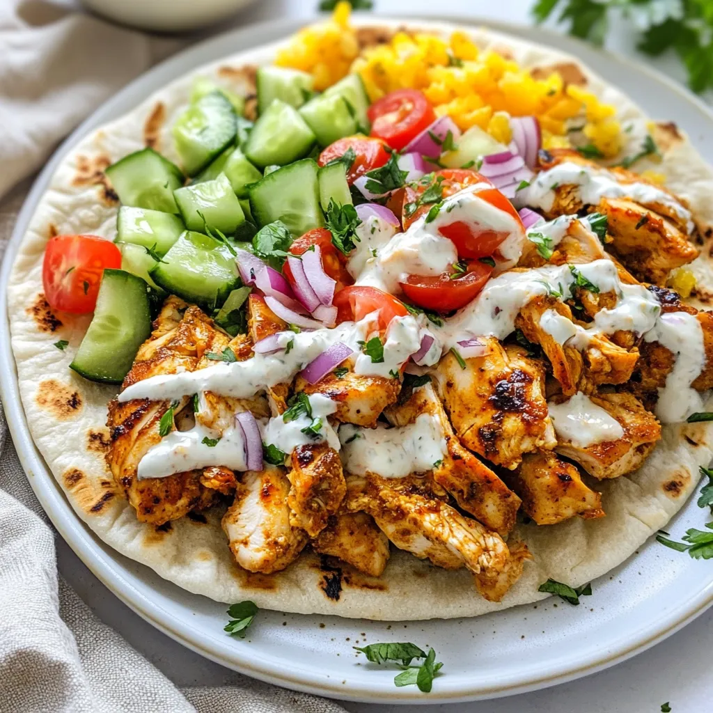 Chicken Shawarma with Garlic Mayo Flavorful Recipe