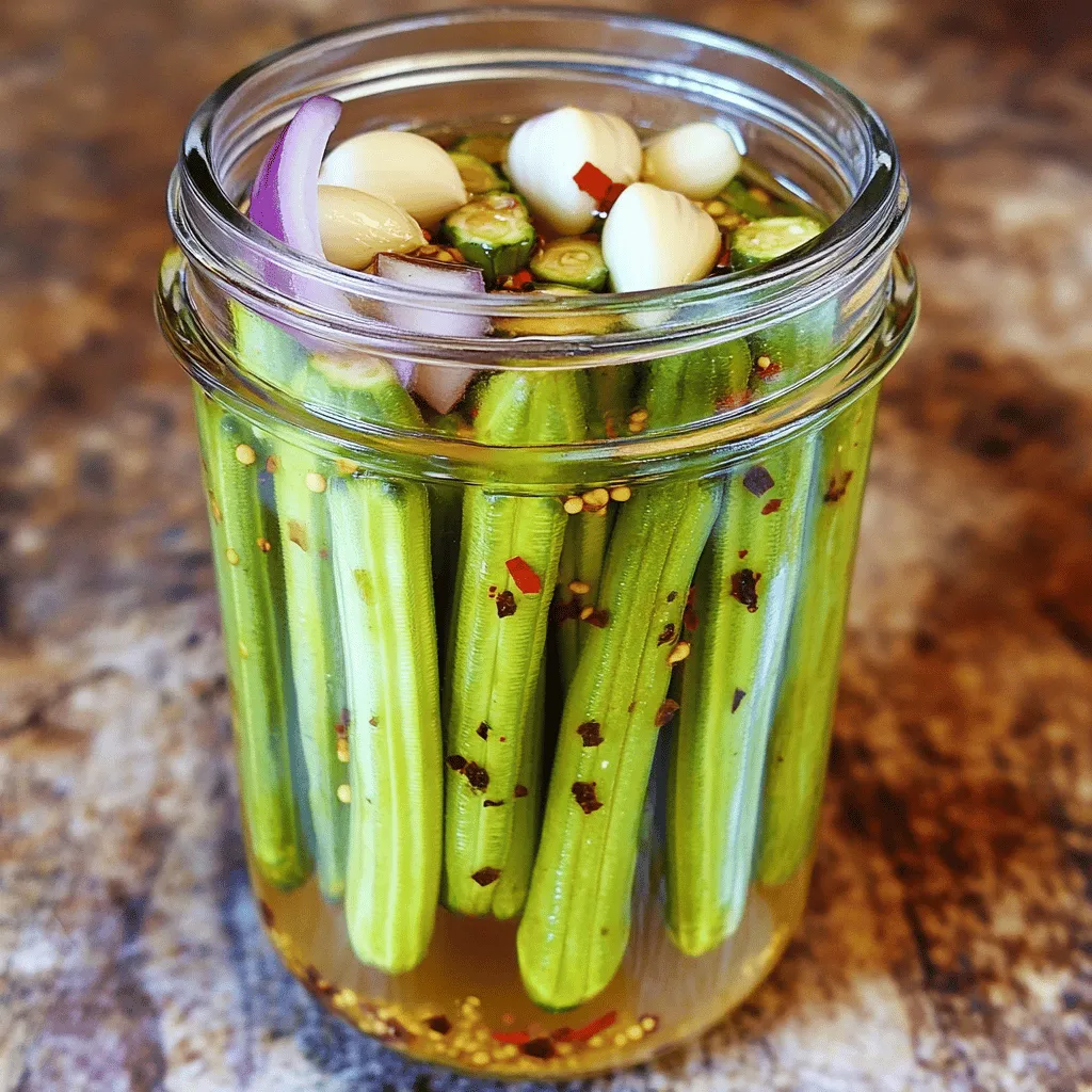 Crunchy Pickled Okra Flavorful and Easy Recipe