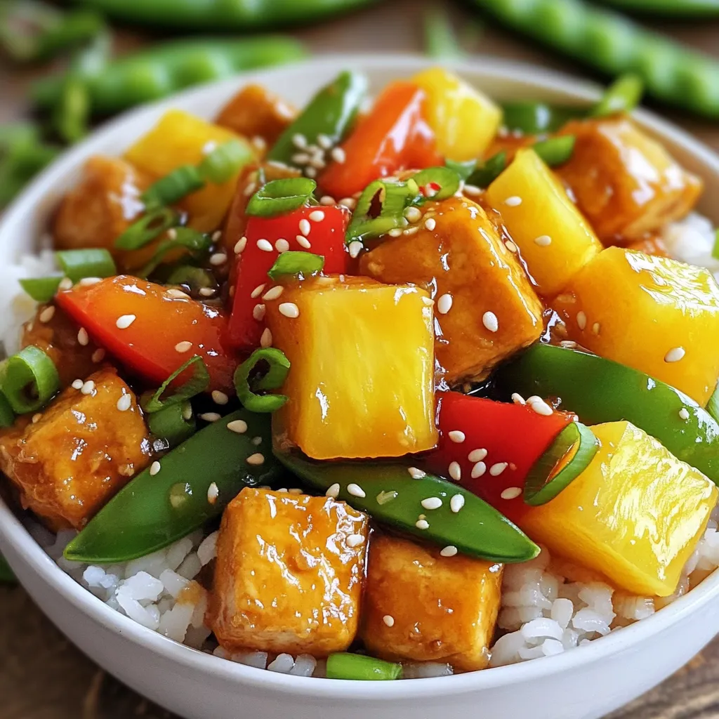 Sweet and Sour Tofu Bowls Flavorful and Easy Recipe