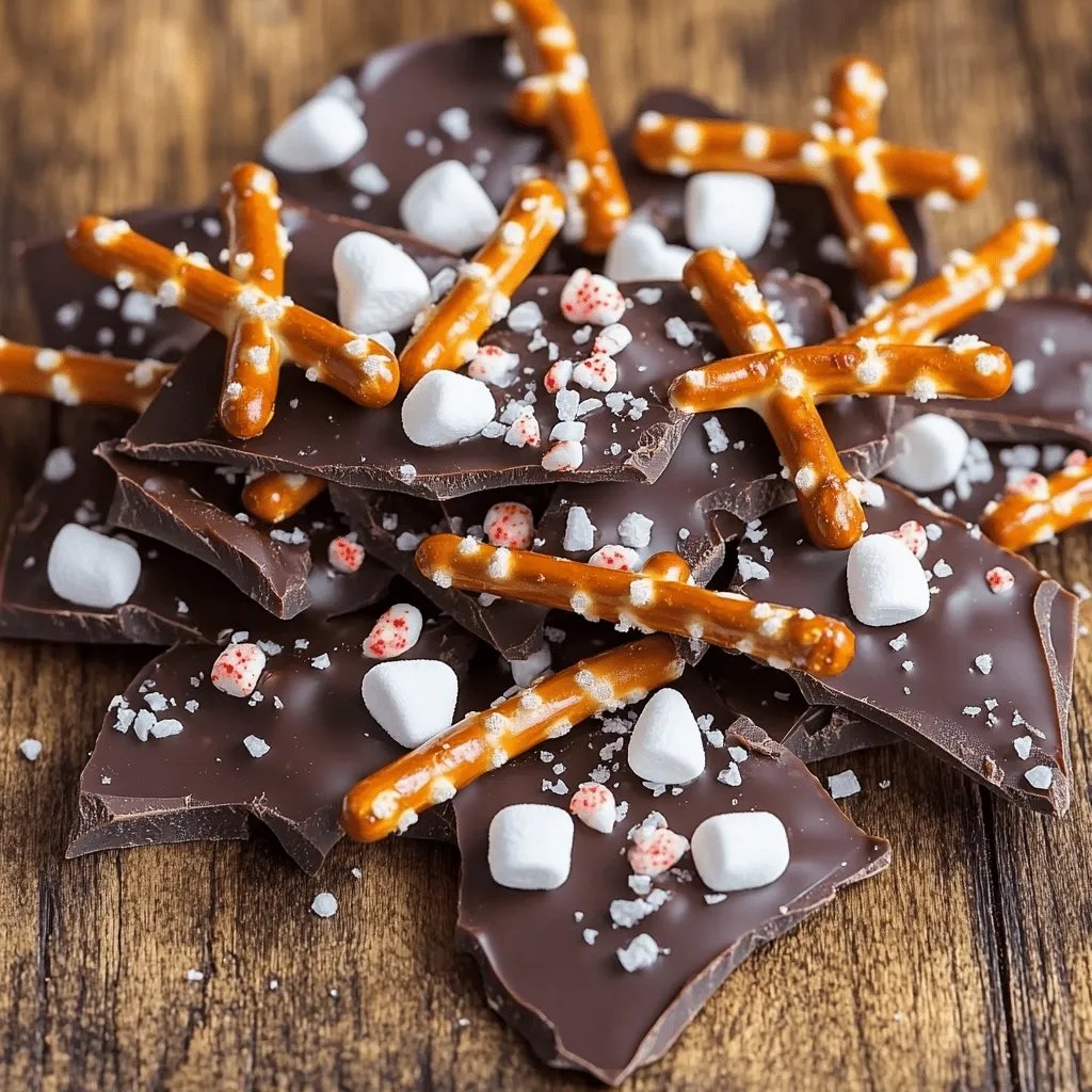 Chocolate Pretzel Bark Delightful No-Bake Treat