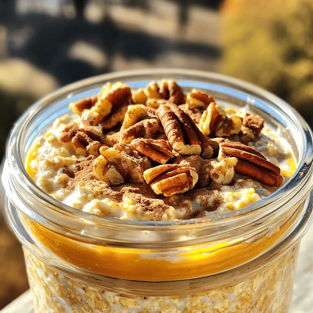 Pumpkin Pie Overnight Oats Flavorful and Nutritious Meal