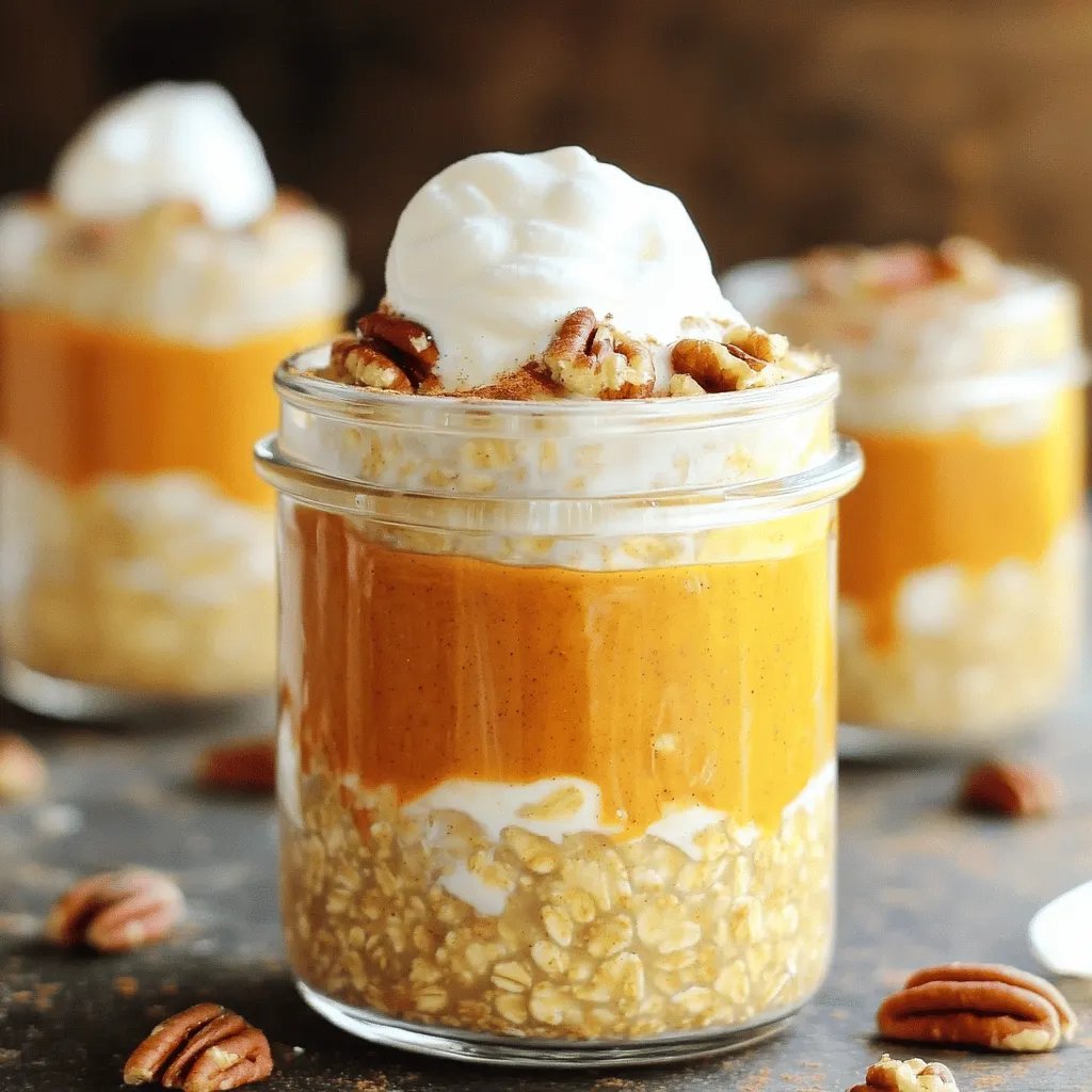 Brown Sugar Pumpkin Pie Overnight Oats Delight