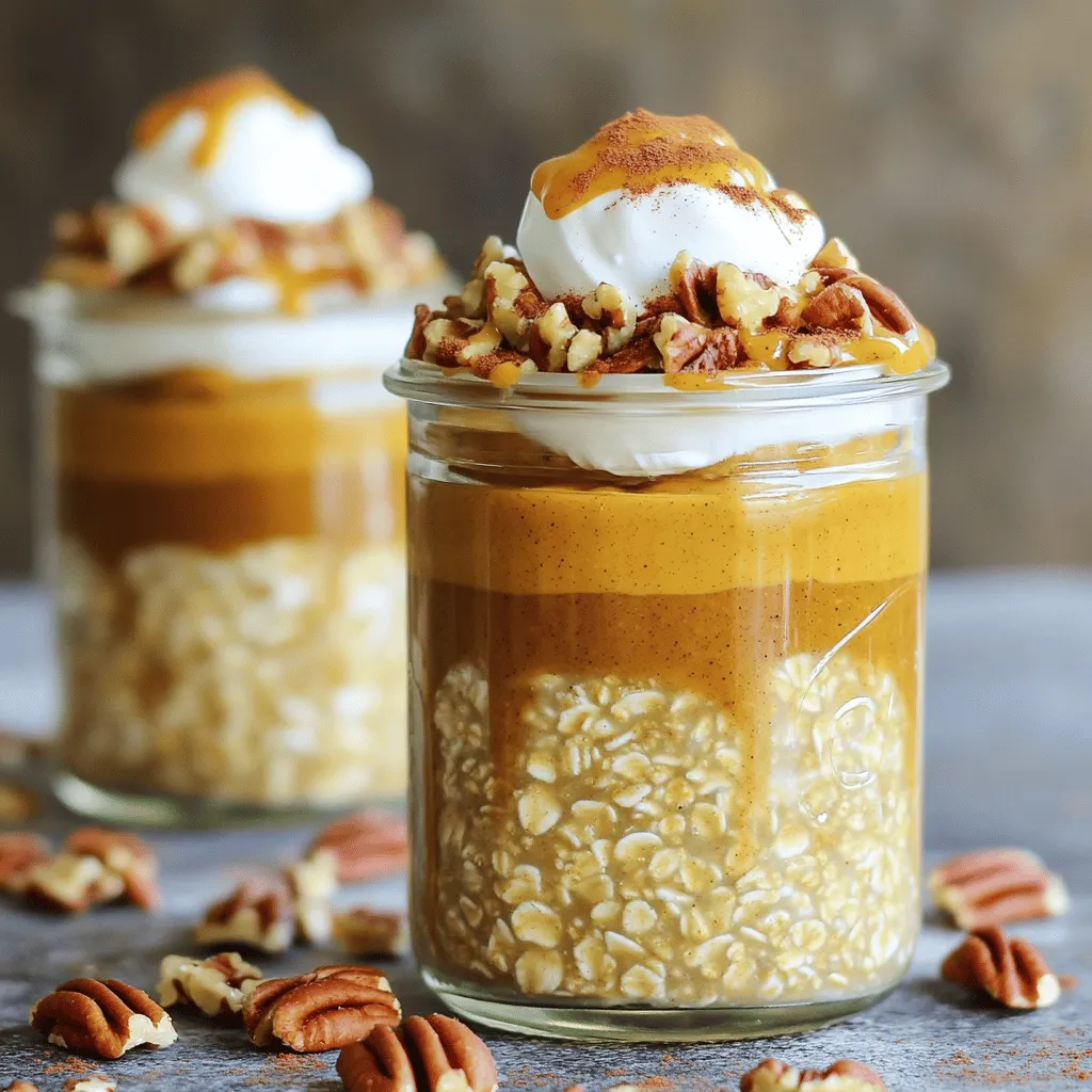 Brown Sugar Pumpkin Pie Overnight Oats Delight