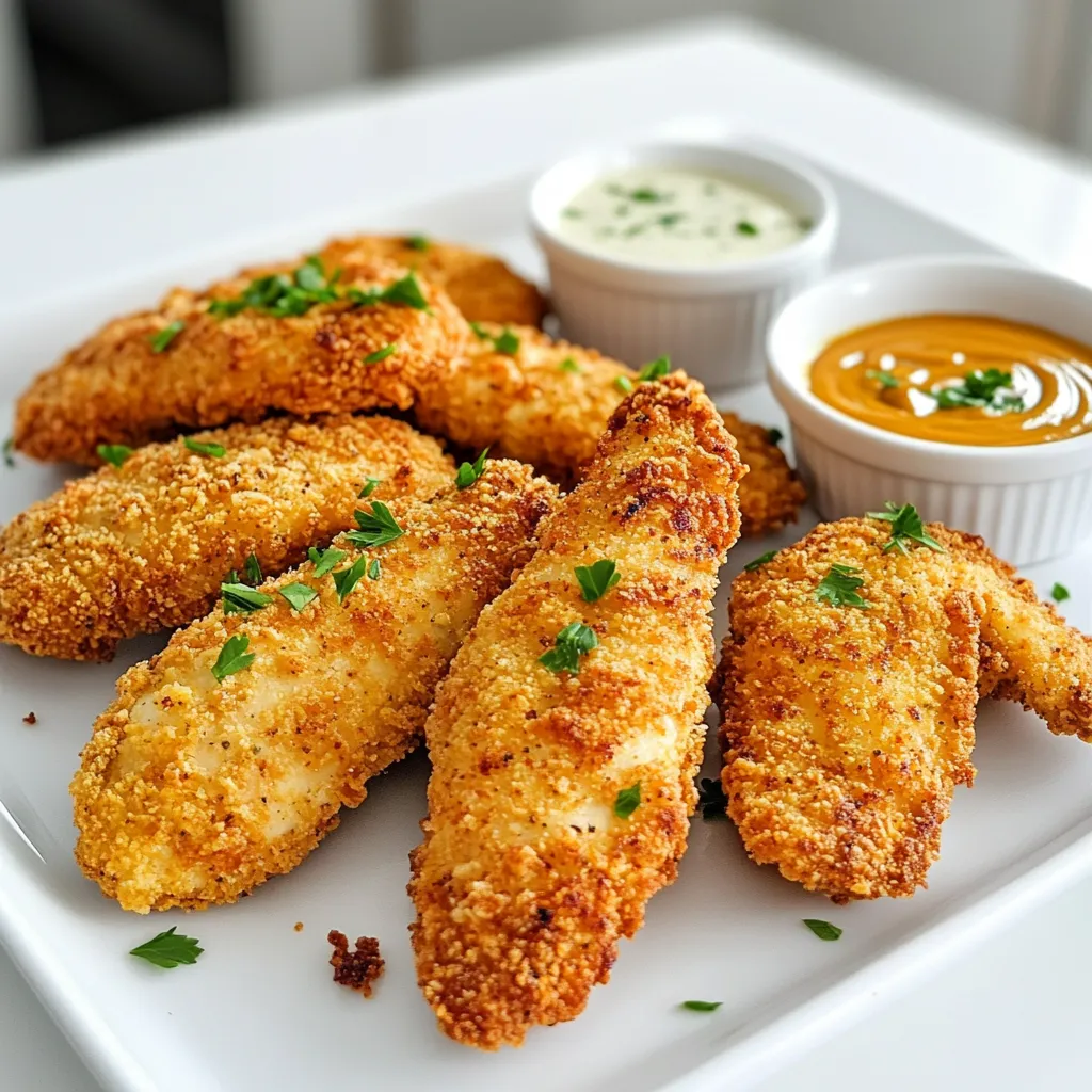 Air Fryer Crispy Chicken Tenders Quick and Flavorful Dish