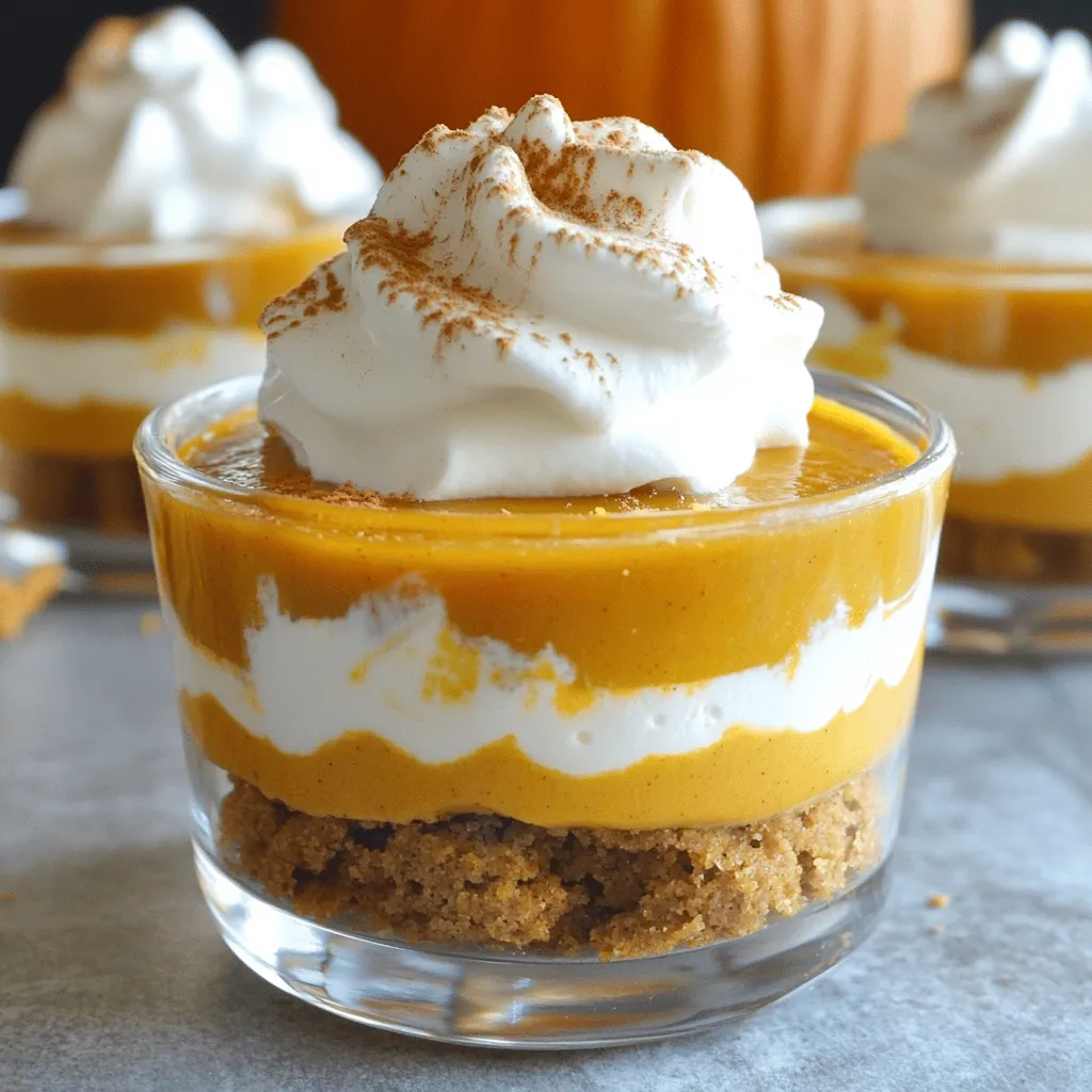 No-Bake Pumpkin Cheesecake Cups Easy and Delicious Treat