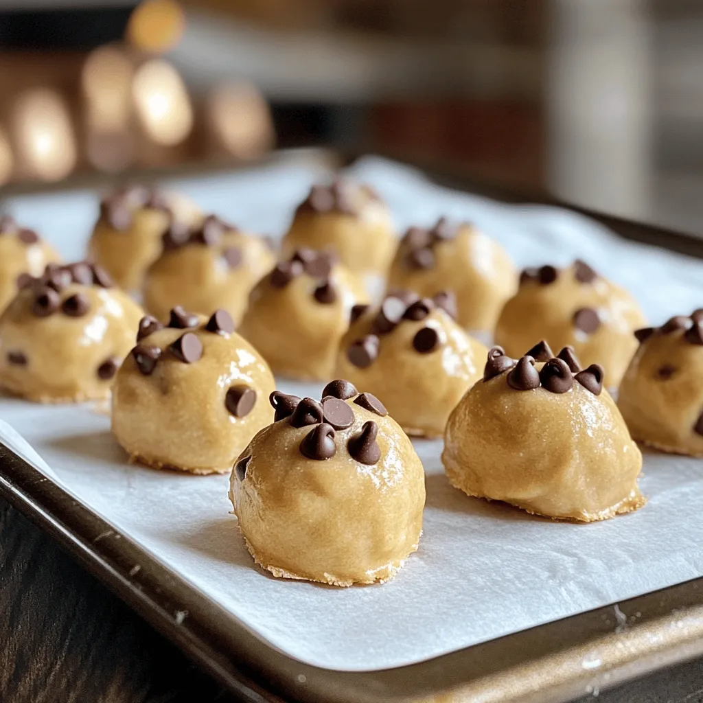 Chocolate Chip Cookie Dough Bites Tasty and Fun Snack