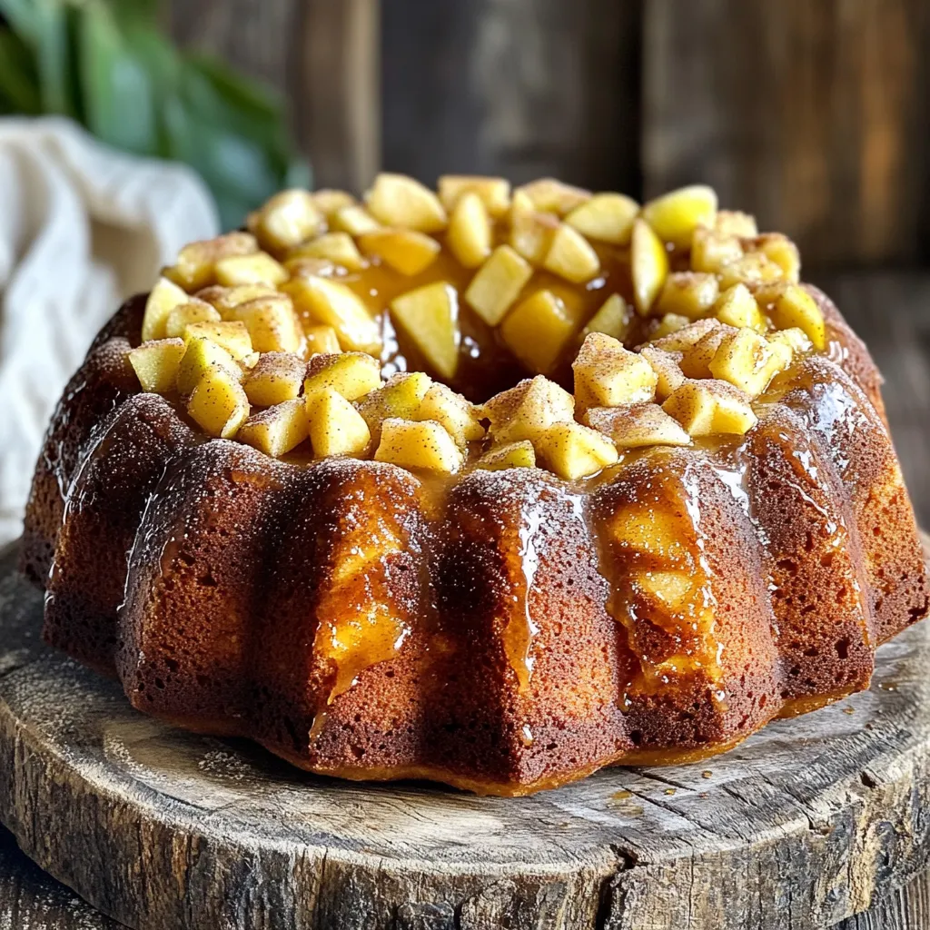 Apple Cider Donut Bundt Cake Irresistible Flavor Delight