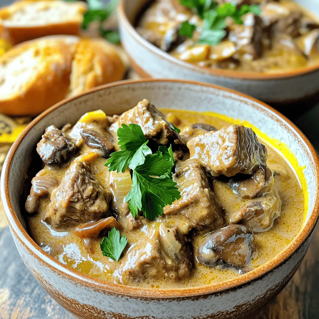 Slow Cooker Beef Stroganoff Deliciously Simple Recipe