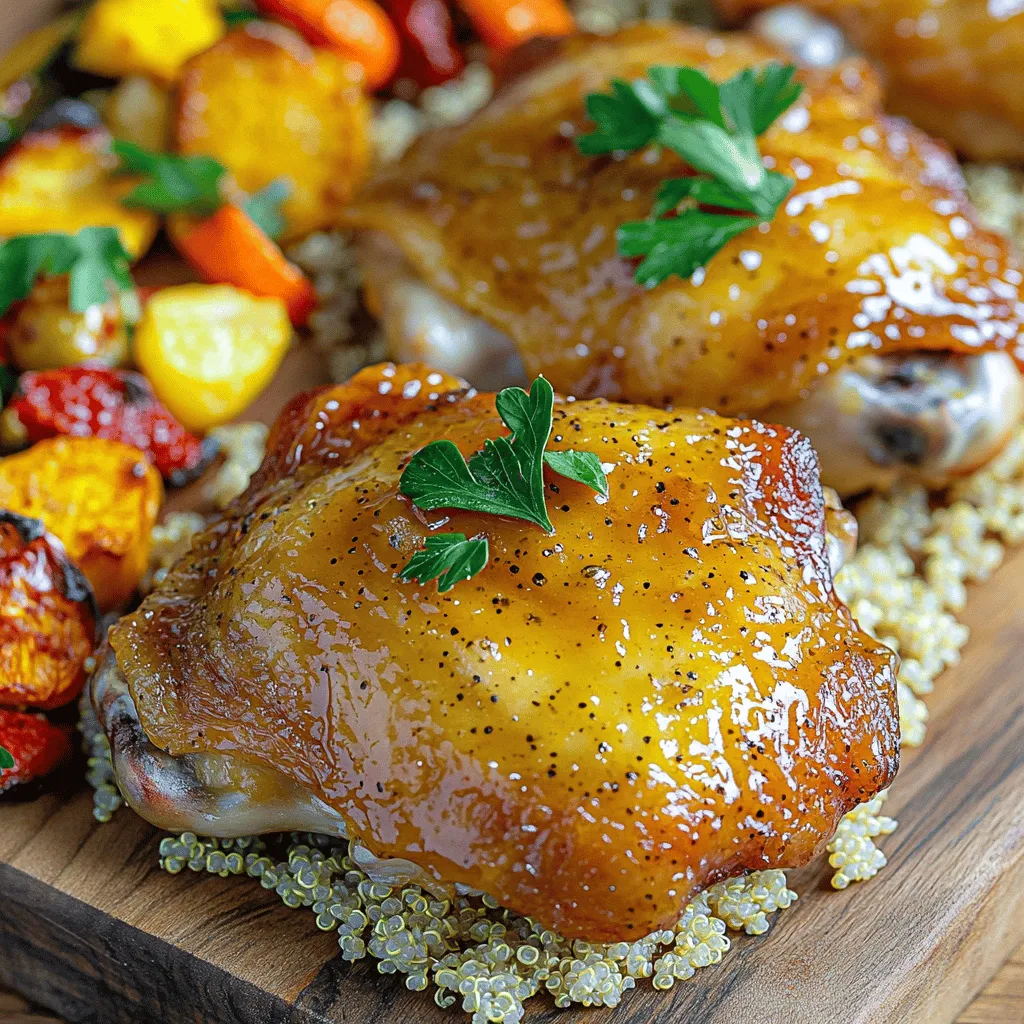 Savory Honey Mustard Chicken Thighs Easy Recipe
